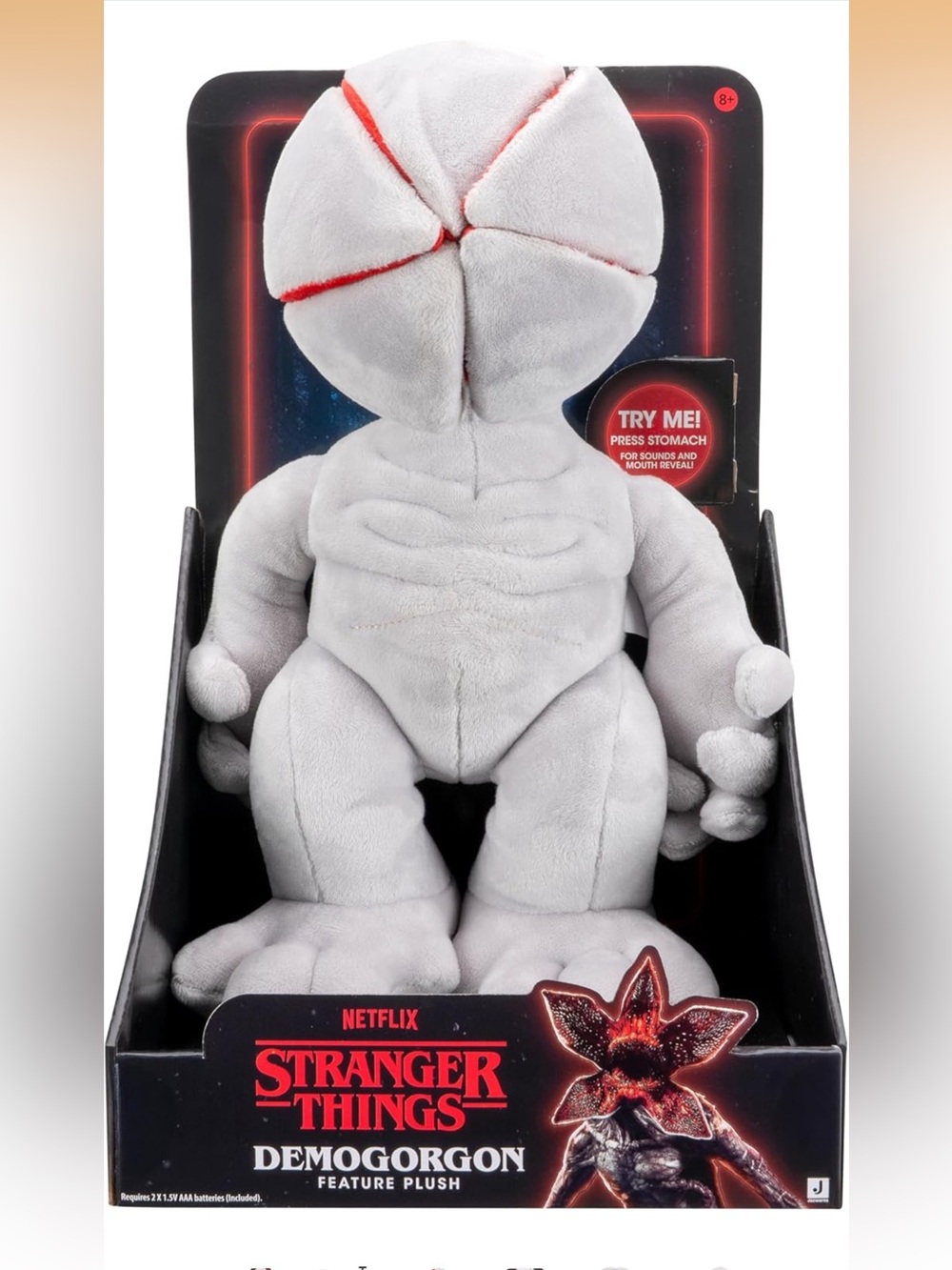 Stranger Things Demogorgan Interactive 12” Plush Doll New Defective